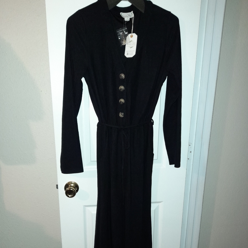 Black Pant Romper